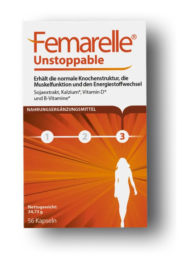 Femarelle Unstoppable - hormonfreies Produkt gegen Wechseljahresbeschwerden